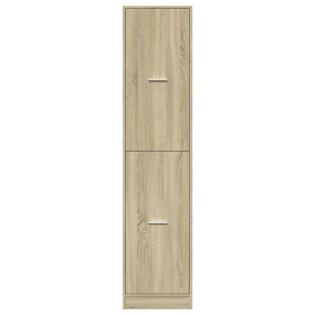 Apothecary Cabinet Sonoma Oak 40x41x174.5 cm Engineered Wood