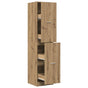 Apothecary Cabinet Artisian Oak 40x41x174.5 cm Engineered Wood