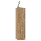 Apothecary Cabinet Artisian Oak 40x41x174.5 cm Engineered Wood - 45-Degree Angle
