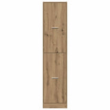 Apothecary Cabinet Artisian Oak 40x41x174.5 cm Engineered Wood - Rear View