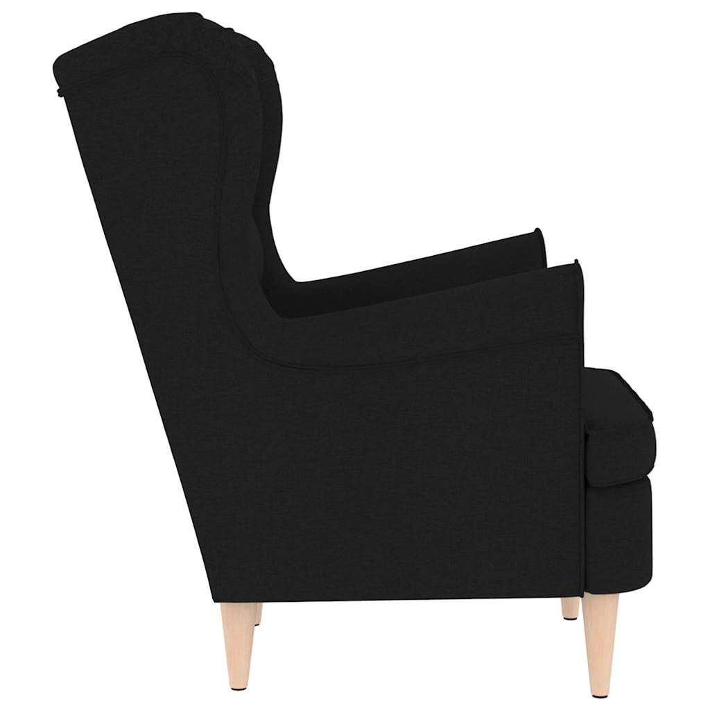 Armchair Black 74x84x100 cm Fabric