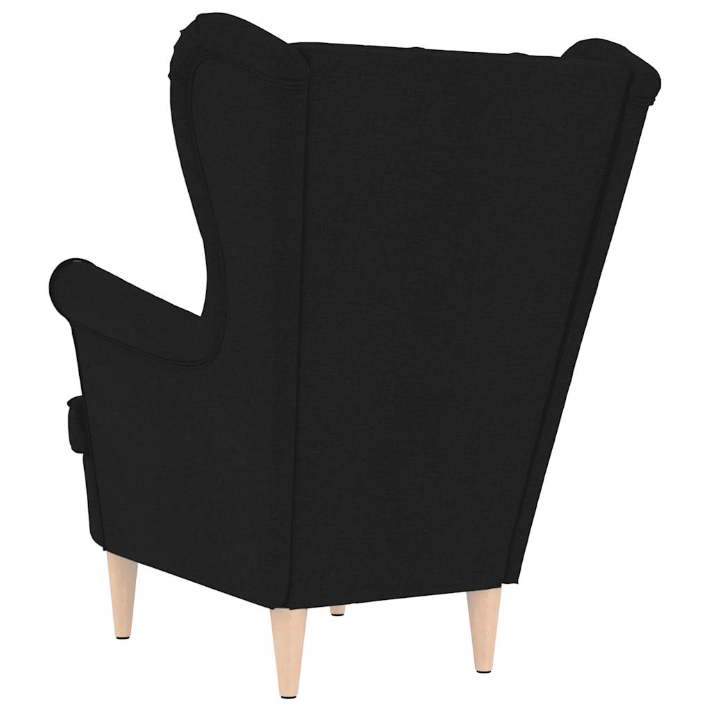 Armchair Black 74x84x100 cm Fabric