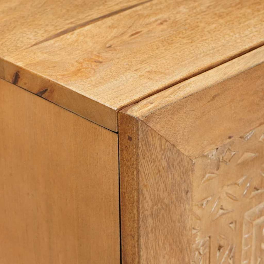 Sideboard 3 pcs 180 x 33.5 x 75 cm Solid mango wood Brown
