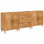 Sideboard 3 pcs 180 x 33.5 x 75 cm Solid mango wood Brown
