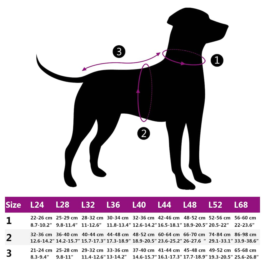 Dog Coat with Harness Waterproof Reflective Purple 2XL