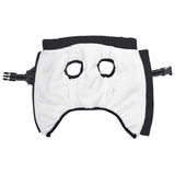 Dog Coat with Harness Waterproof Reflective Black S - Side View