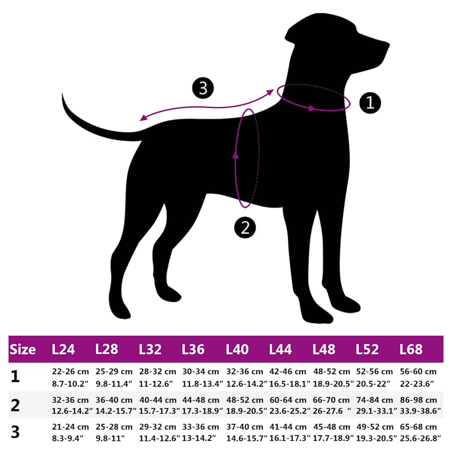 Dog Coat with Harness Waterproof Reflective Black M