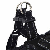 Dog Coat with Harness Waterproof Reflective Black L - Extra Image