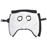 Dog Coat with Harness Waterproof Reflective Black XL - Side View