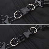 Dog Coat with Harness Waterproof Reflective Black XL