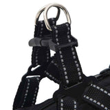 Dog Coat with Harness Waterproof Reflective Black 2XL