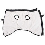 Dog Coat with Harness Waterproof Reflective Black 3XL