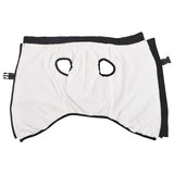 Dog Coat with Harness Waterproof Reflective Black 3XL - Side View