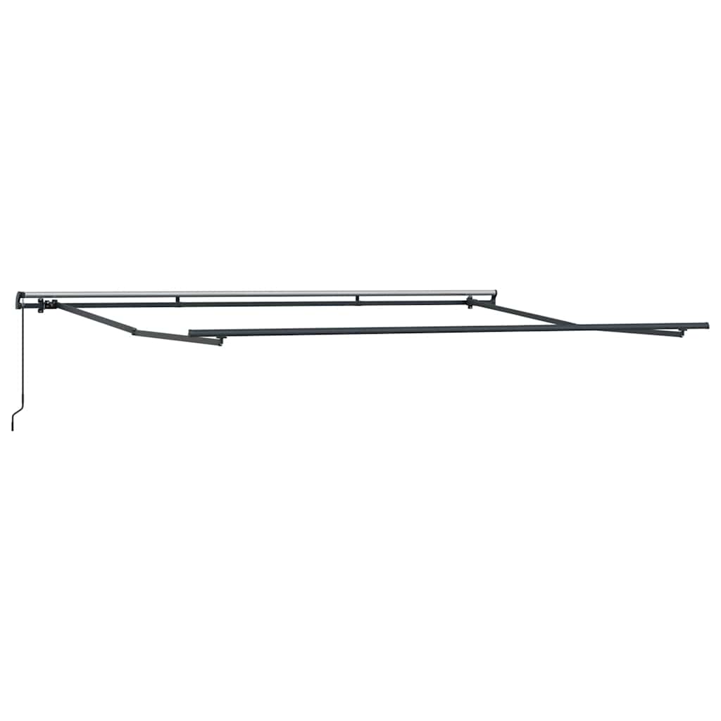Manual Retractable Awning Brown 400x300 cm