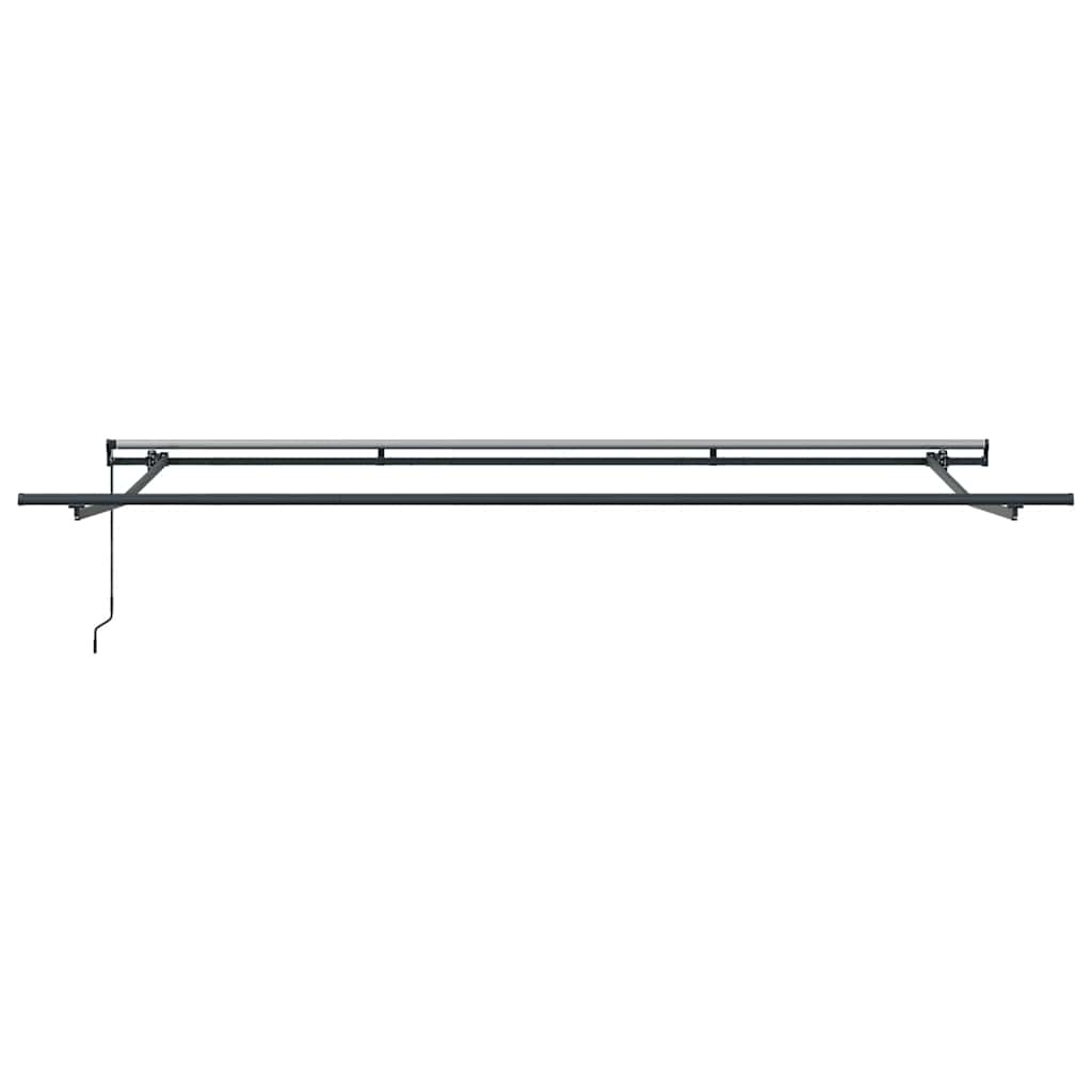 Manual Retractable Awning Brown 400x300 cm