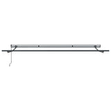 Manual Retractable Awning Anthracite and White 400x300 cm - Close-Up Angle