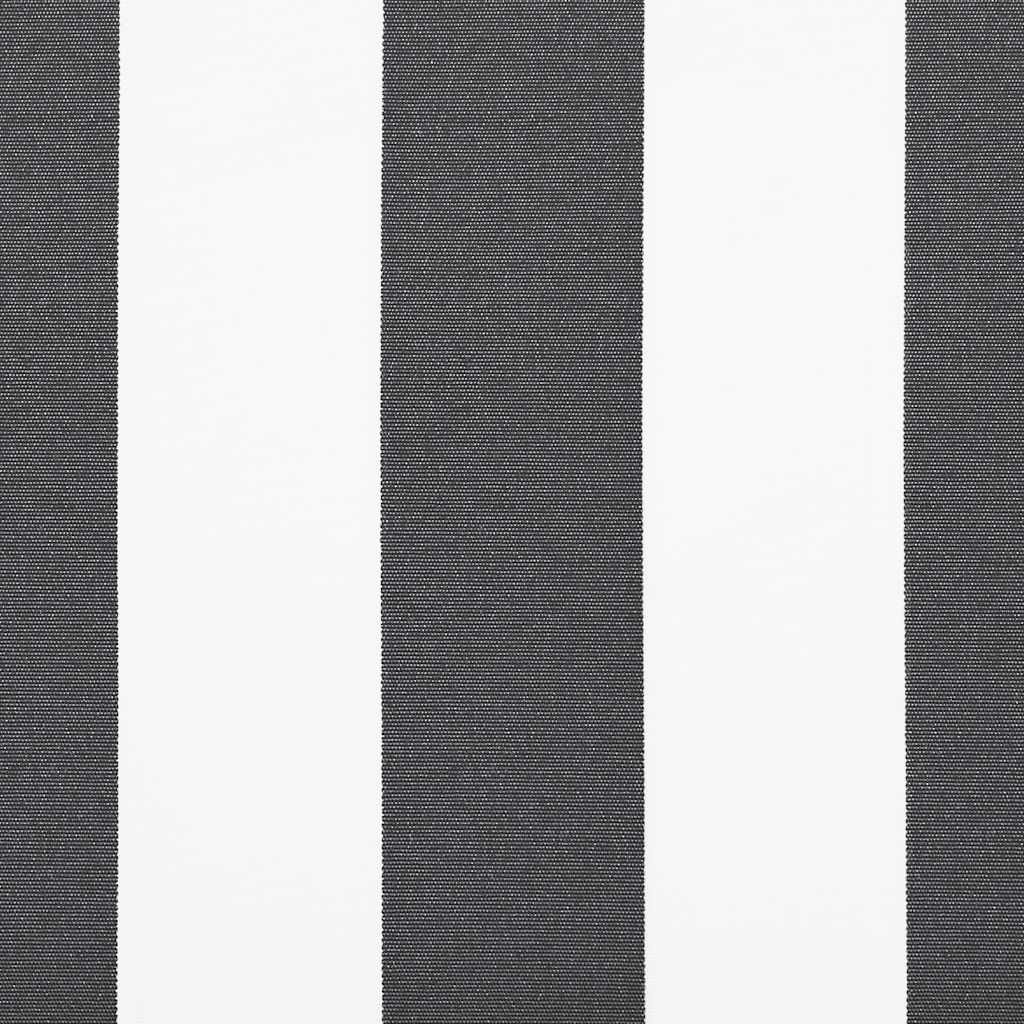 Manual Retractable Awning Anthracite and White 400x300 cm