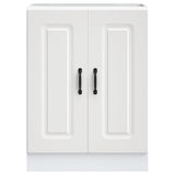 Sink Base Cabinet Kalmar White 60x46x81.5 cm Engineered Wood - Top-Down View