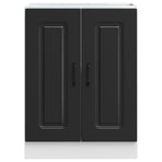 Sink Base Cabinet "Kalmar" Black 60x46x81,5 cm Engineered Wood