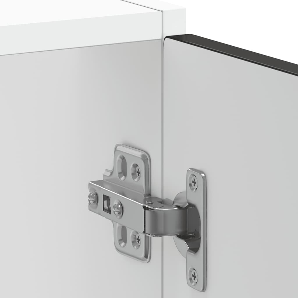 Sink Base Cabinet "Kalmar" Black 60x46x81,5 cm Engineered Wood