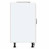 Sink Base Cabinet "Kalmar" High Gloss White 60x46x81,5 cm Engineered Wood