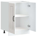 Sink Base Cabinet "Kalmar" High Gloss White 60x46x81.5 cm