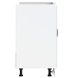 Sink Base Cabinet Kalmar White 80x46x81.5 cm Engineered Wood - 45-Degree Angle