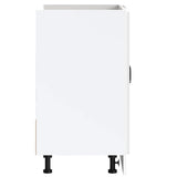 Sink Base Cabinet "Kalmar" High Gloss White 80x46x81,5 cm Engineered Wood