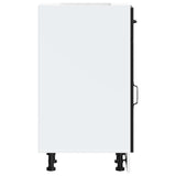 Kitchen Base Cabinet "Kalmar" Black Engineered Wood