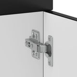 Kitchen Base Cabinet "Kalmar" Black Engineered Wood
