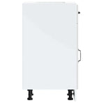 Kitchen Base Cabinet "Kalmar" High Gloss White Engineered Wood