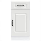 Kitchen Base Cabinet Kalmar White Engineered Wood