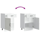 Kitchen Base Cabinet Kalmar White Engineered Wood - Extra Image