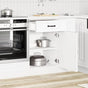 Kitchen Base Cabinet Kalmar White Engineered Wood