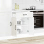 Kitchen Base Cabinet "Kalmar" High Gloss White Engineered Wood