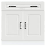 Kitchen Base Cabinet Kalmar White Engineered Wood