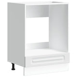 Oven Cabinet Kalmar White Engineered Wood - Front View