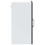Kitchen Wall Cabinet with Glass Door "Kalmar" Black