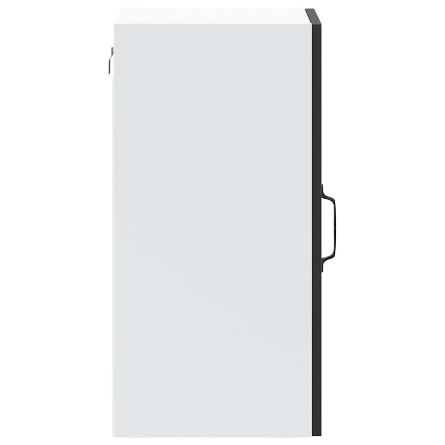 Kitchen Wall Cabinet with Glass Door "Kalmar" Black