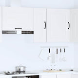 Kitchen Wall Cabinet Kalmar White Engineered Wood - Side View