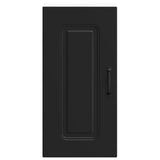 Kitchen Wall Cabinet "Kalmar" Black Engineered Wood