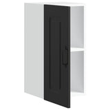 Kitchen Wall Cabinet "Kalmar" Black Engineered Wood