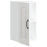 Kitchen Wall Cabinet "Kalmar" High Gloss White Engineered Wood