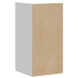 Kitchen Wall Cabinet "Kalmar" High Gloss White Engineered Wood