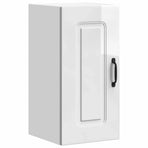 Kitchen Wall Cabinet "Kalmar" High Gloss White Engineered Wood