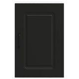 Kitchen Wall Cabinet "Kalmar" Black Engineered Wood
