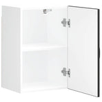 Kitchen Wall Cabinet "Kalmar" Black Engineered Wood