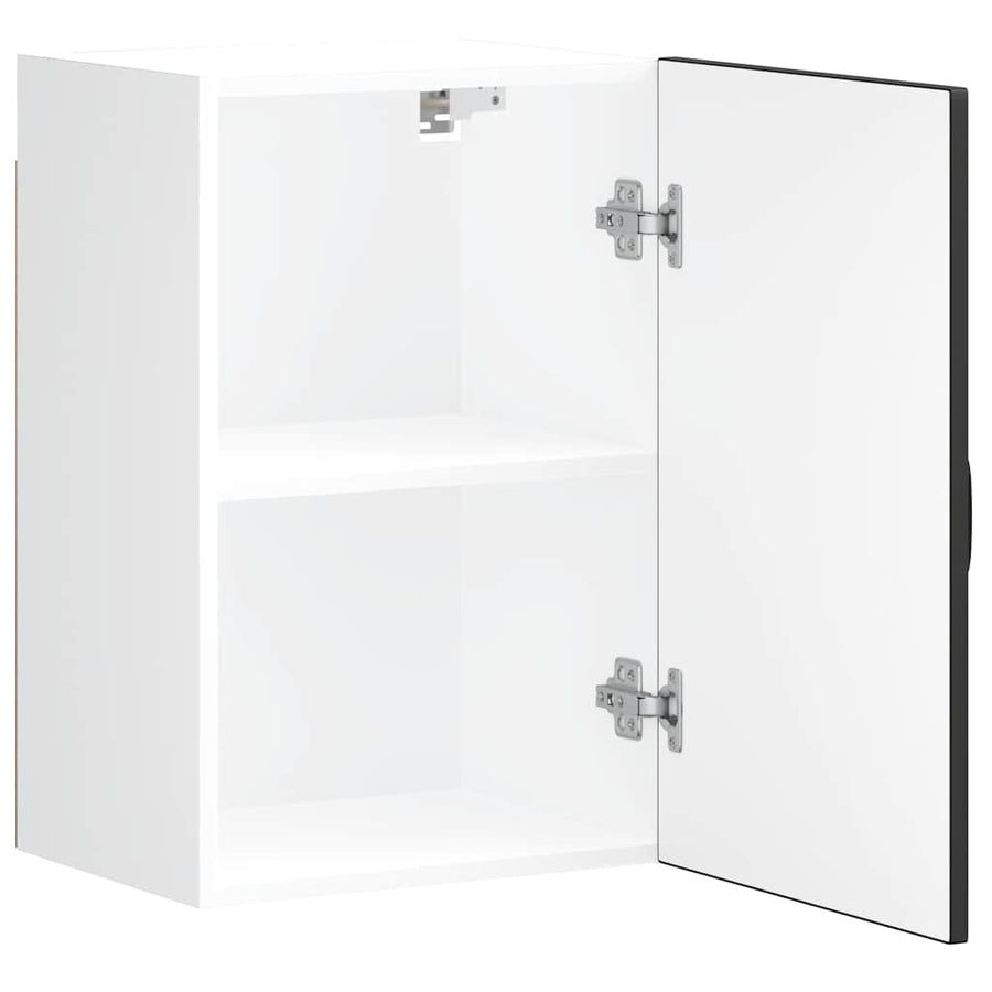 Kitchen Wall Cabinet "Kalmar" Black Engineered Wood