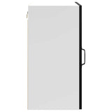 Kitchen Wall Cabinet "Kalmar" Black Engineered Wood