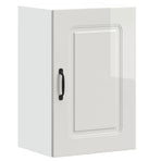 Kitchen Wall Cabinet "Kalmar" High Gloss White Engineered Wood
